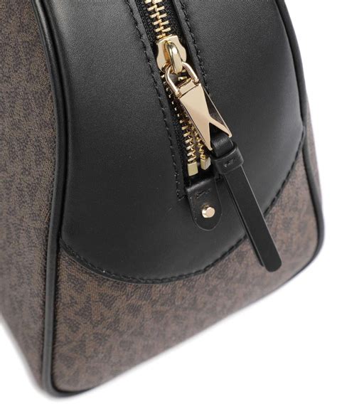 sac a main michael kors brun foncé|michael kors leather tote.